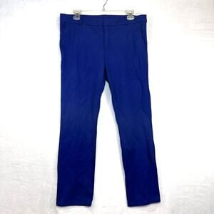 Kut From The Kloth 12 Royal Blue Pants Slacks Stretch Chino‎ Slim High Rise Bold